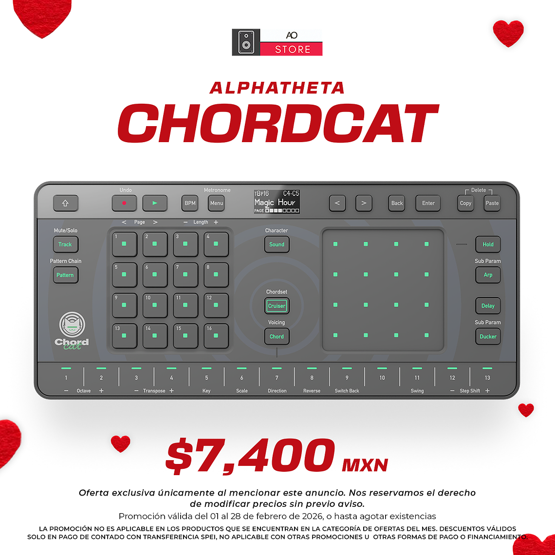 AlphaTheta Chordcat Caja de Ritmos 1