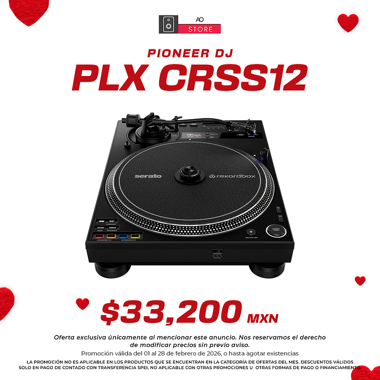Pioneer DJ PLX CRSS12 Tornamesa para DJ 1
