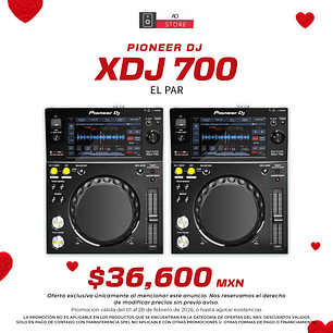 Pioneer DJ XDJ 700 Reproductor para DJ (2 Piezas)