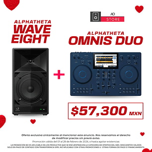 AlphaTheta Wave Eight + AlphaTheta Omnis Duo Sistema Inalámbrico para DJ