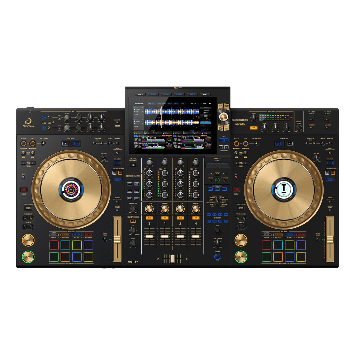 AlphaTheta XDJ AZ Gold Reproductor Multimedia de 4 Canales para DJ 6