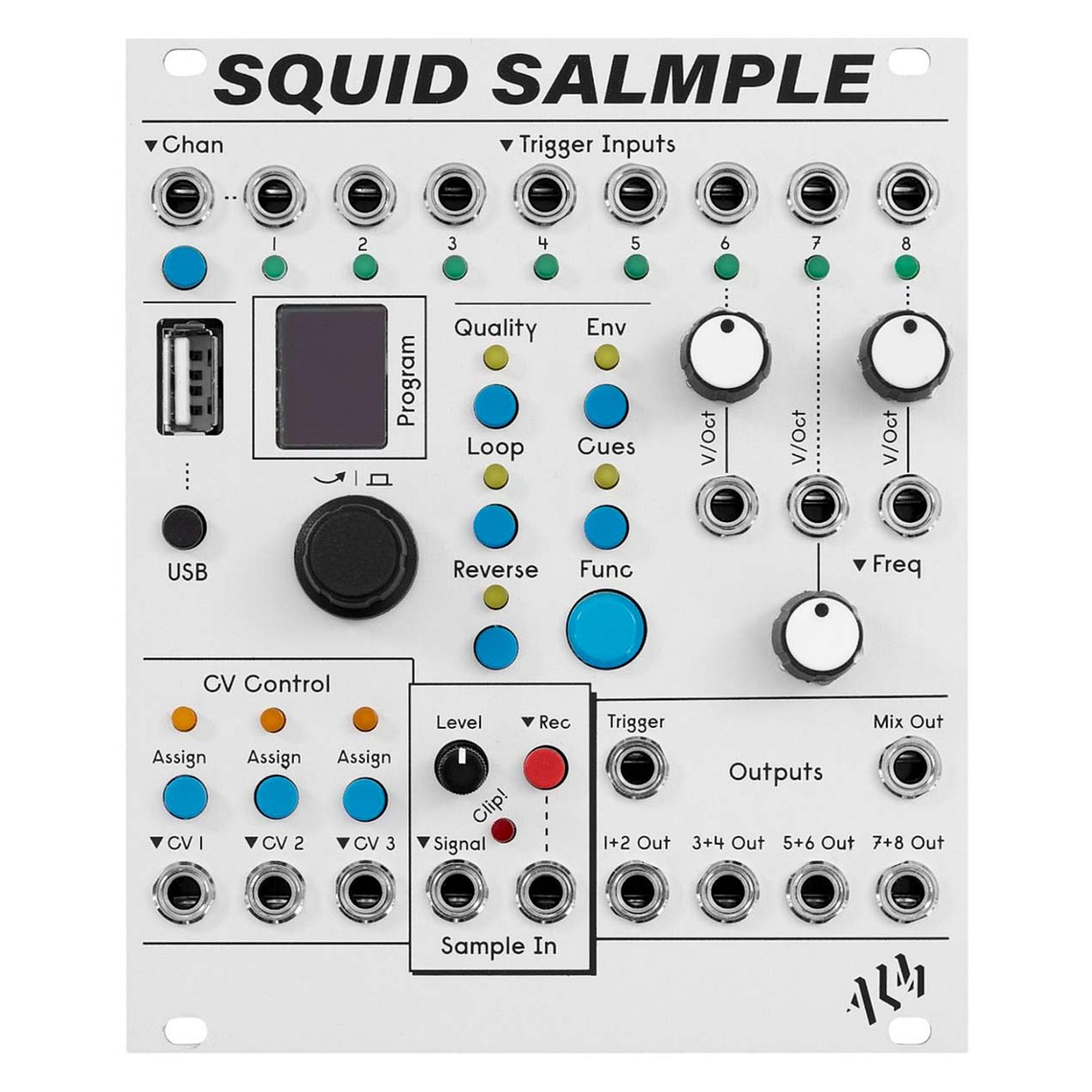 ALM Busy Circuits Squid Salmple Cv y Sampler de Audio de 8 canales 2