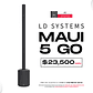 LD Systems MAUI 5 Go Sistema de Audio en Torre con Bateria - Miniatura 1