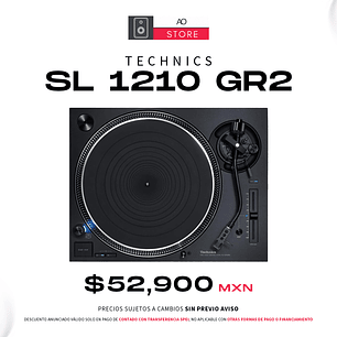 Technics SL 1210 GR2 Tornamesa para DJ