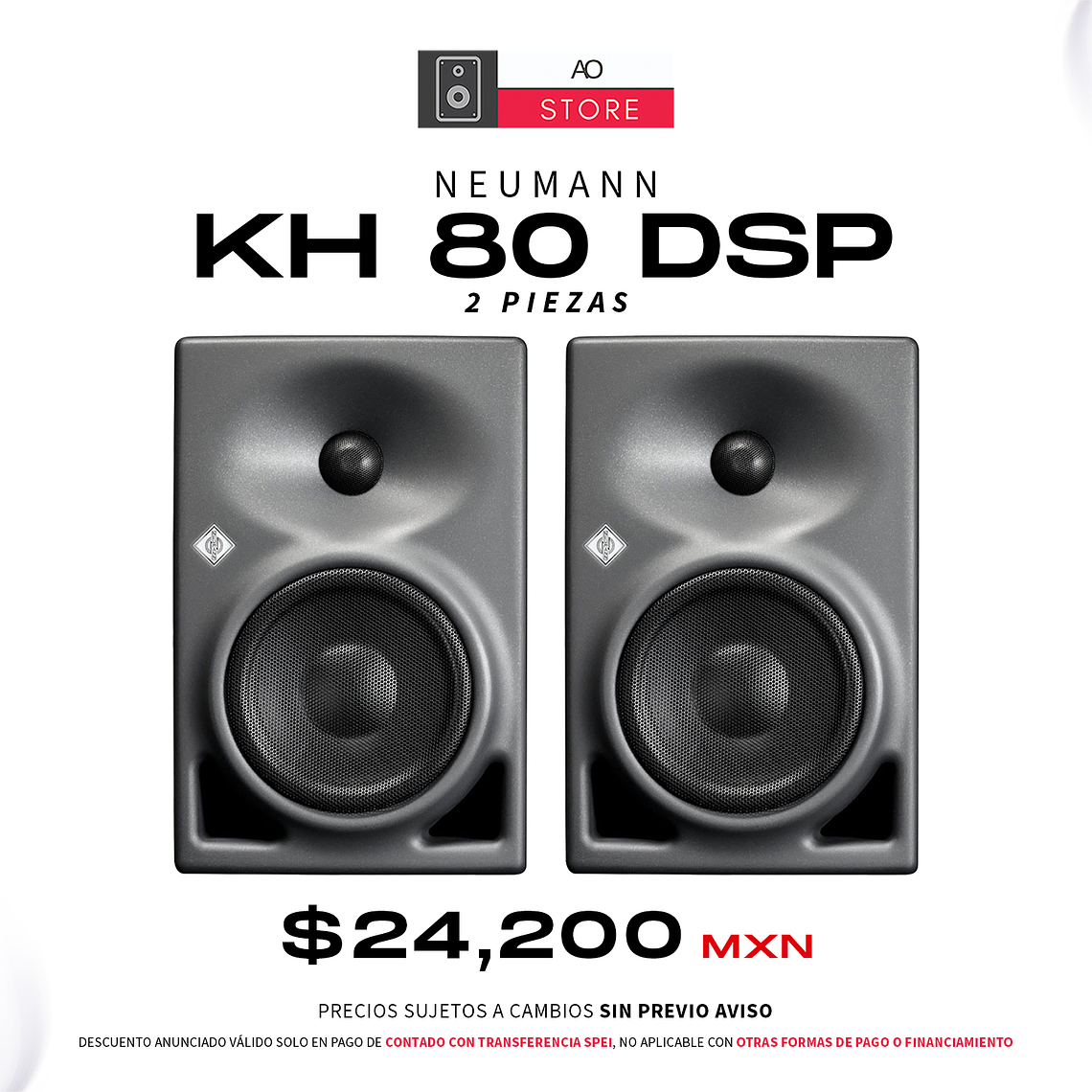 Neumann KH 80 DSP Monitores de Estudio (2 Piezas) 1