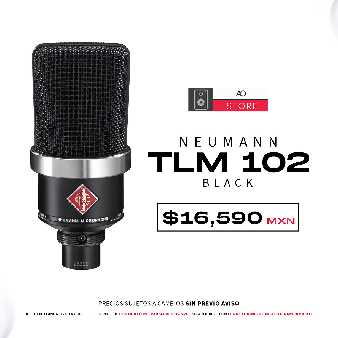 Neumann TLM 102 Black Micrófono de Condensador 1