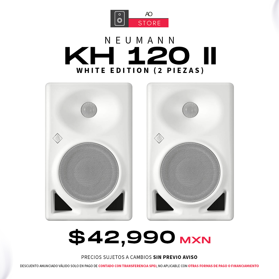 Neumann KH 120 II White Monitores de Estudio (2 Piezas) 1