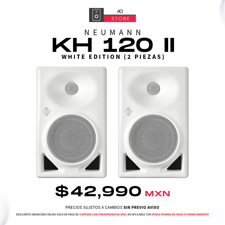 Neumann KH 120 II White Monitores de Estudio (2 Piezas) 1