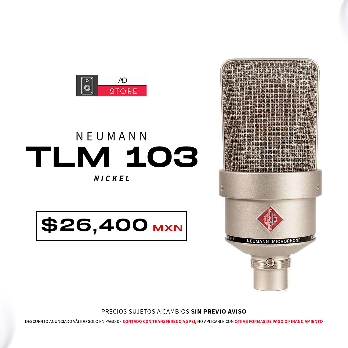Neumann Tlm 103 Nickel Micrófono de Condensador 1