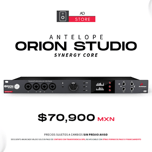Antelope Orion Studio Synergy Core Interfaz De Audio