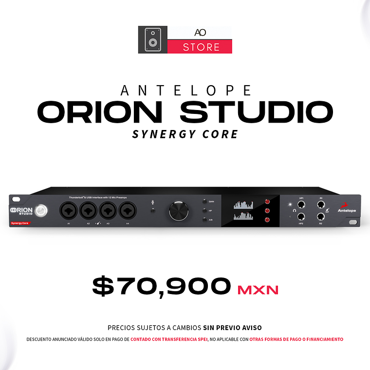 Antelope Orion Studio Synergy Core Interfaz De Audio 1