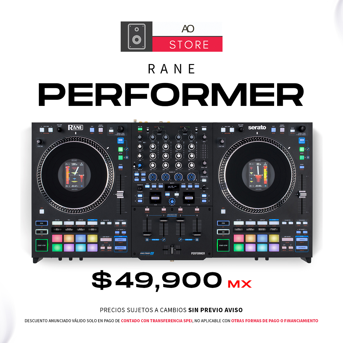 Rane Performer Controlador Para Dj de 4 Canales 1