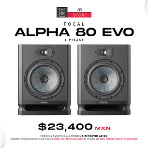 Focal Alpha 80 Evo Monitores de Estudio (2 Piezas)