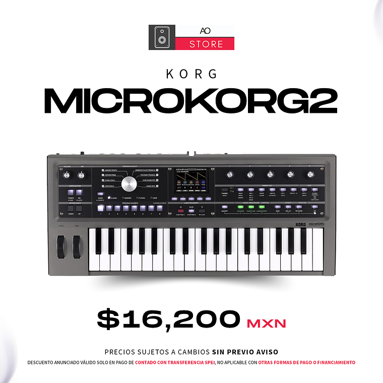 Korg microKorg2 Sintetizador con Vocoder 1