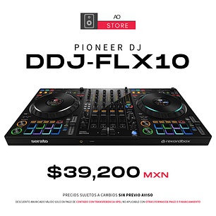 Pioneer DJ DDJ FLX10 Controlador para DJ de 4 Canales