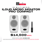 IK Multimedia iLoud Micro Monitor Pro Compact White Monitores de Estudio (2 Piezas) con Micrófono ARC de Calibración - Miniatura 1