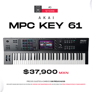 Akai Professional Mpc Key 61 Estación de Producción Workstation