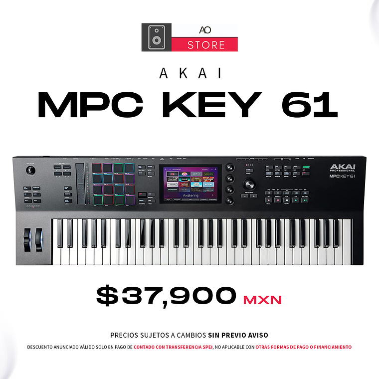 Akai Professional Mpc Key 61 Estación de Producción Workstation 1
