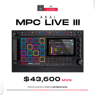Akai Professional Mpc Live III Secuenciador y Caja de Ritmos