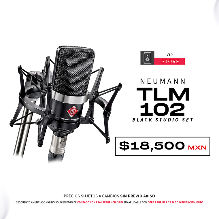 Neumann Tlm 102 Black Studio Set Micrófono de Condensador 1
