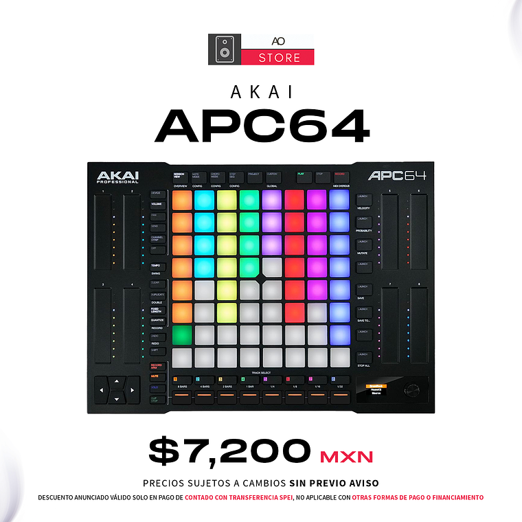 Akai Professional Apc64 Superficie Midi 1