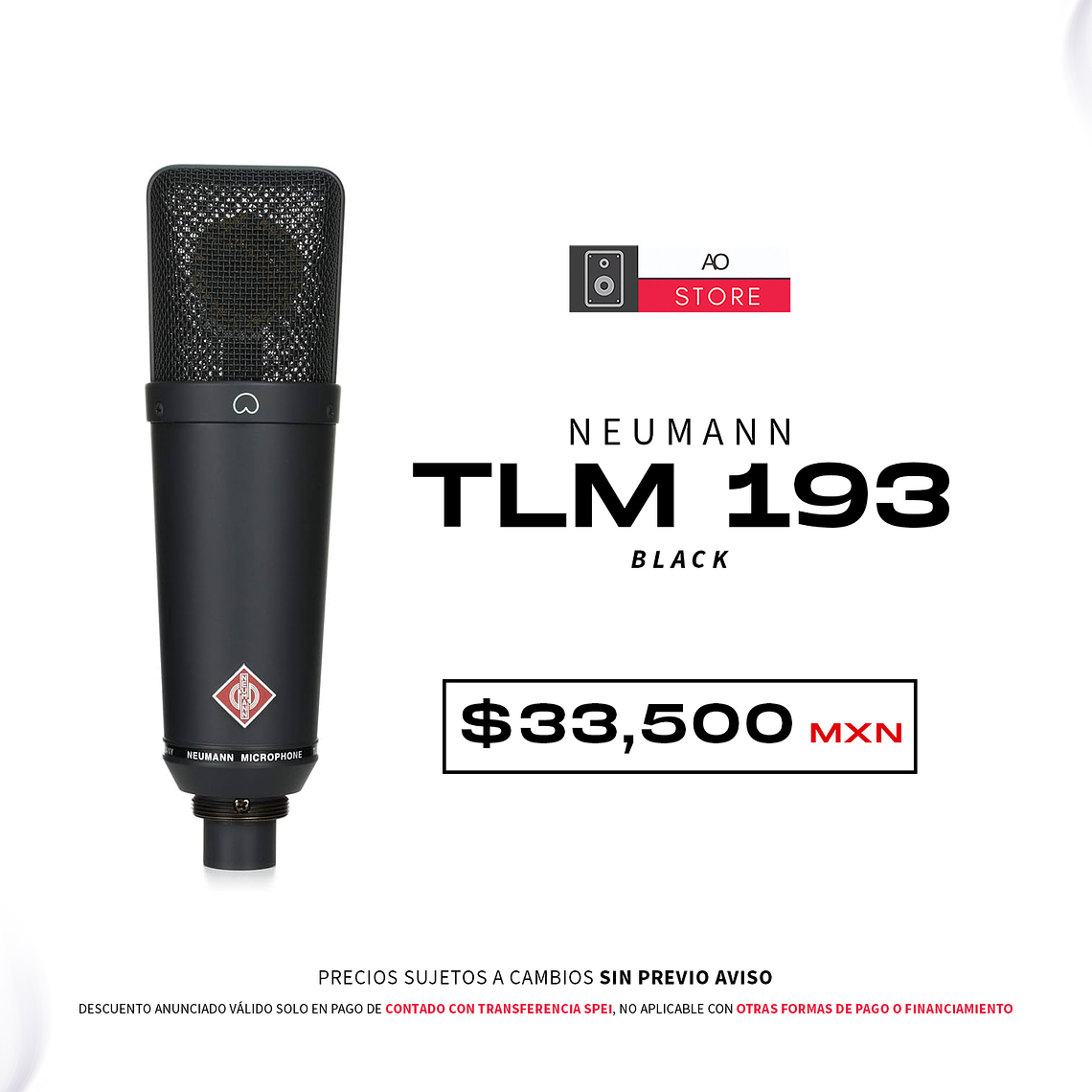 Neumann Tlm 193 Black Micrófono de Condensador 1