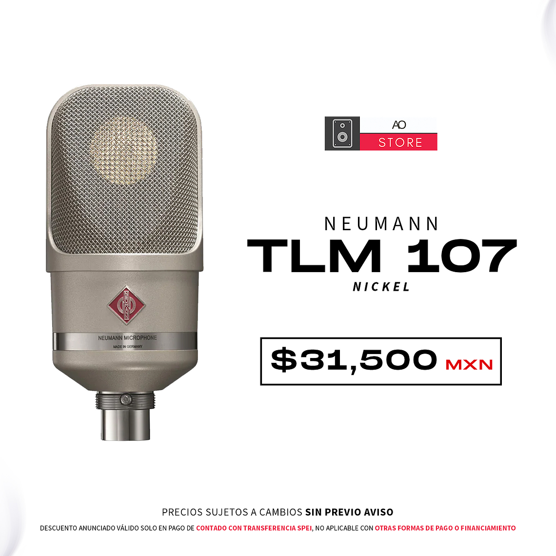 Neumann Tlm 107 Nickel Micrófono de Condensador 1