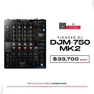 Pioneer DJ DJM 750 Mk2 Mezcladora para DJ