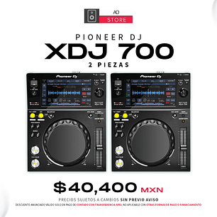 Pioneer DJ XDJ 700 Reproductor para DJ (2 Piezas)