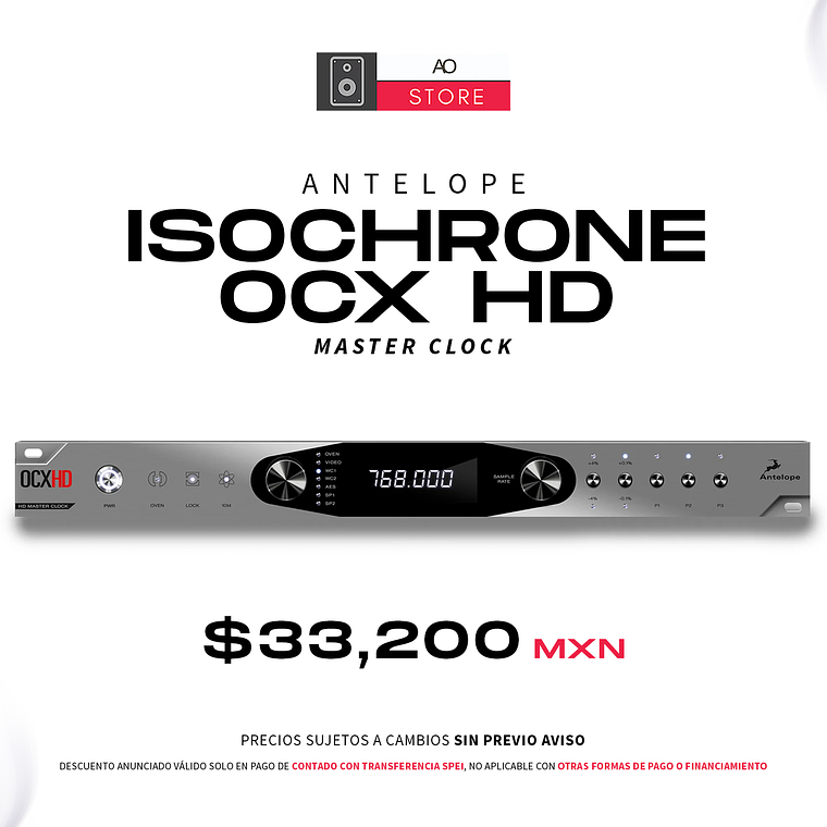 Antelope Isochrone Ocx Hd Master Clock 1