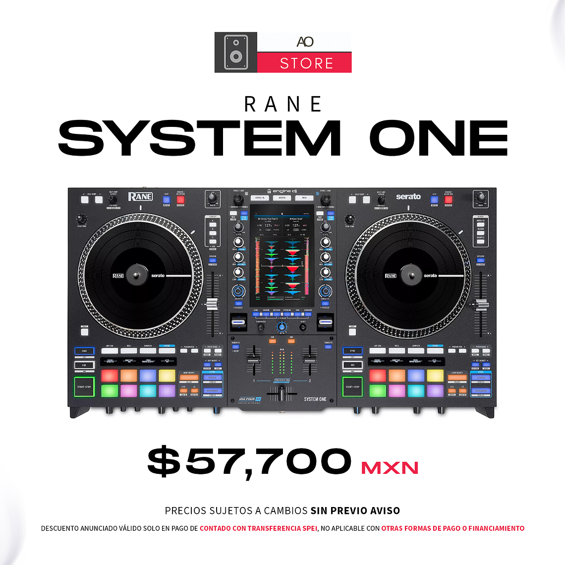 Rane System One Controlador para DJ 1