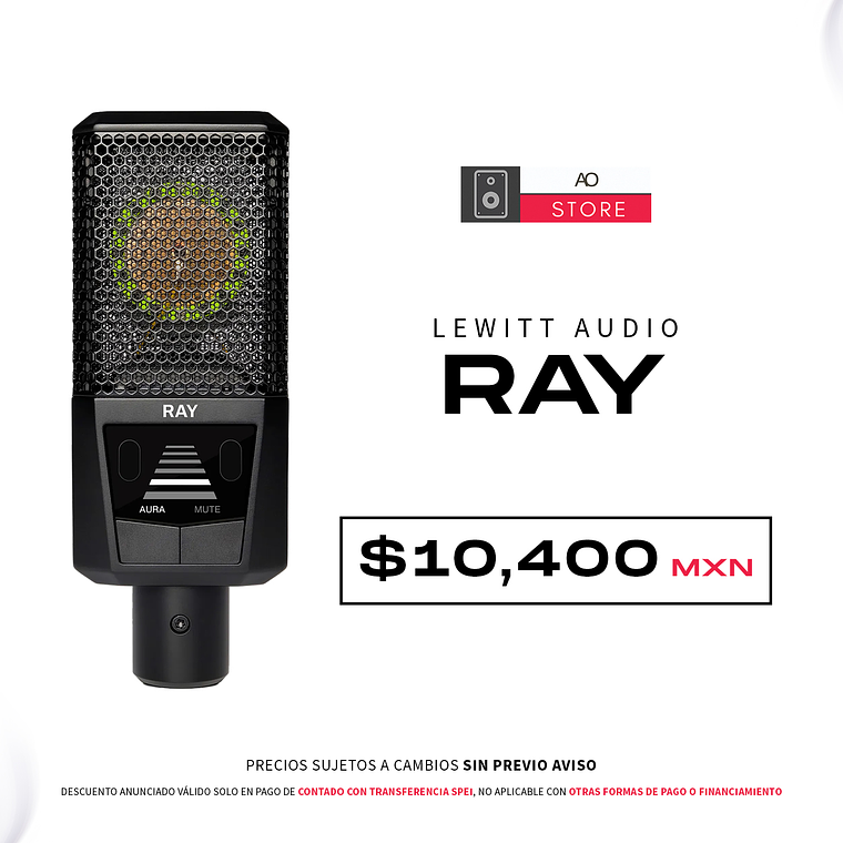 Lewitt Audio Ray Micrófono de Condensador  1
