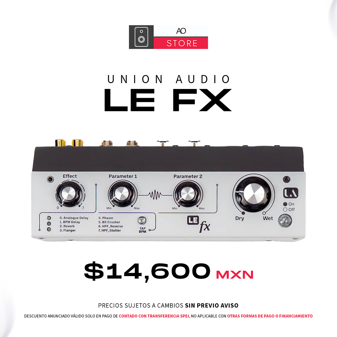 Union Audio Le Fx Estación de Efectos  1