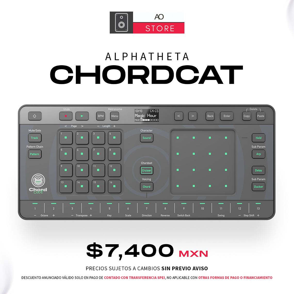 AlphaTheta Chordcat Caja de Ritmos 1