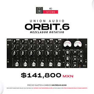Union Audio Orbit.6 Mezclador Rotativo de 6 Canales