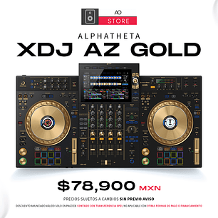 AlphaTheta XDJ AZ Gold Reproductor Multimedia de 4 Canales para DJ