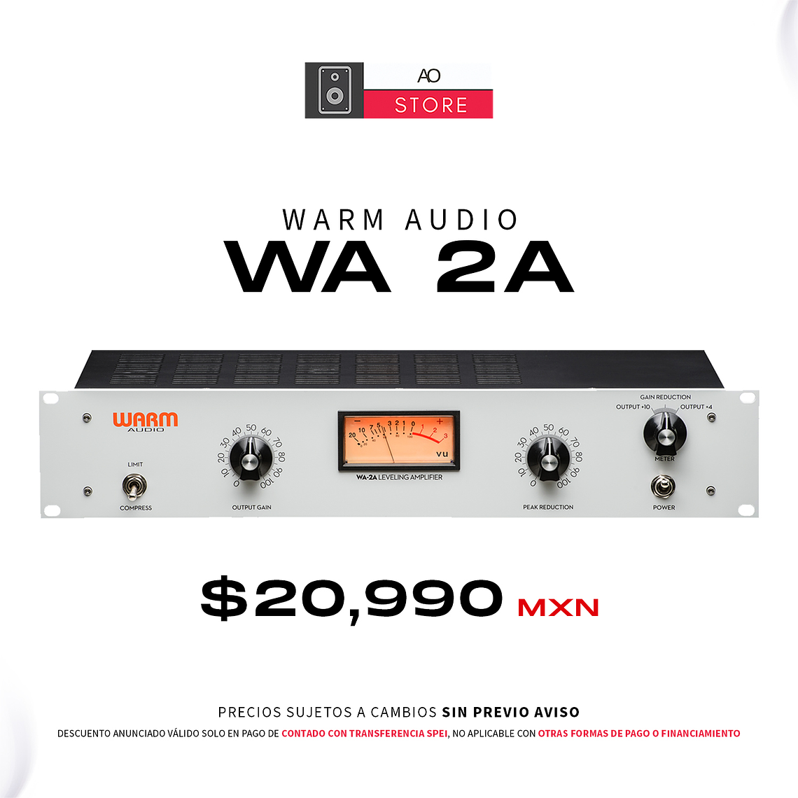 Warm Audio Wa 2A Compresor 1