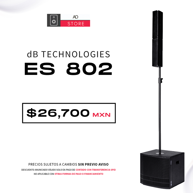 dB Technologies ES 802 Sistema de Audio en Torre 1