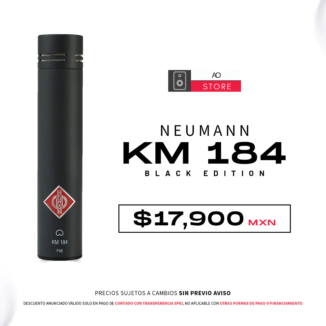 Neumann Km 184 Black Micrófono de Condensador 1