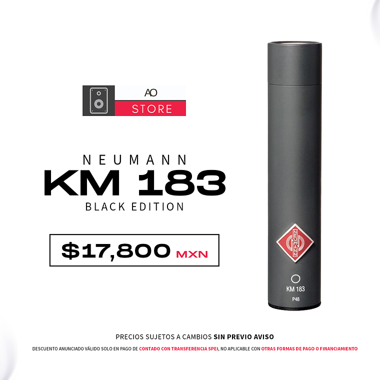 Neumann Km 183 Black Micrófono de Condensador 1