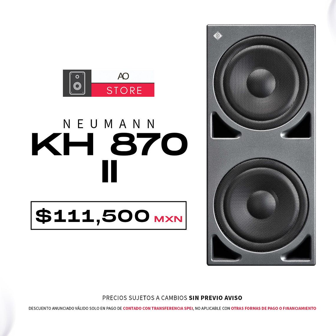 Neumann Kh 870 II Subwoofer De Estudio 1