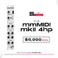 ALM Busy Circuits mmMIDI mkII 4hp Convertidor MIDI a CV - Miniatura 1