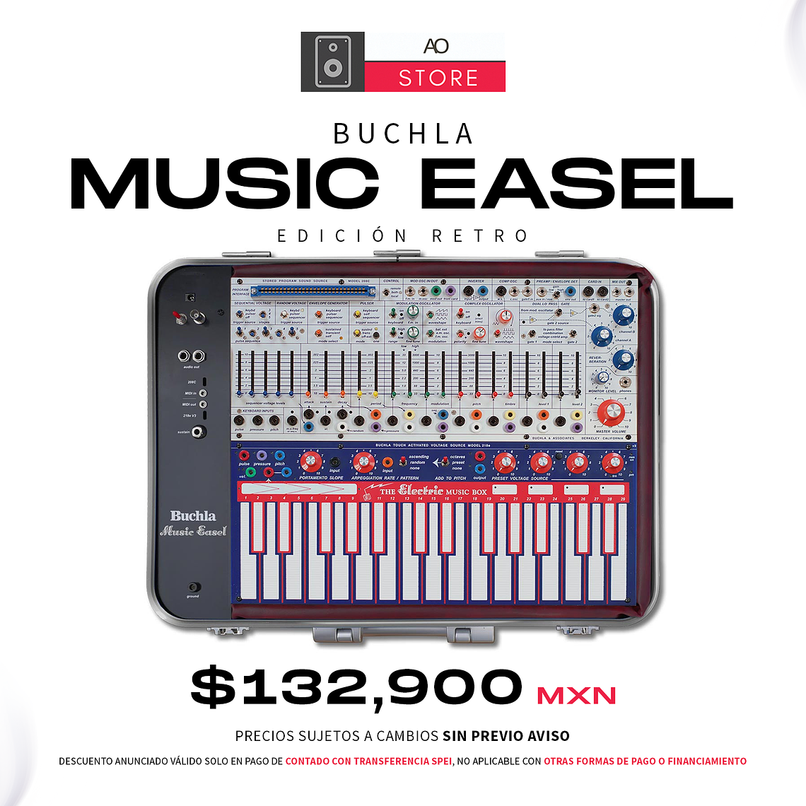 Buchla Music Easel Edición Retro Sintetizador Analógico Semi Modular 1