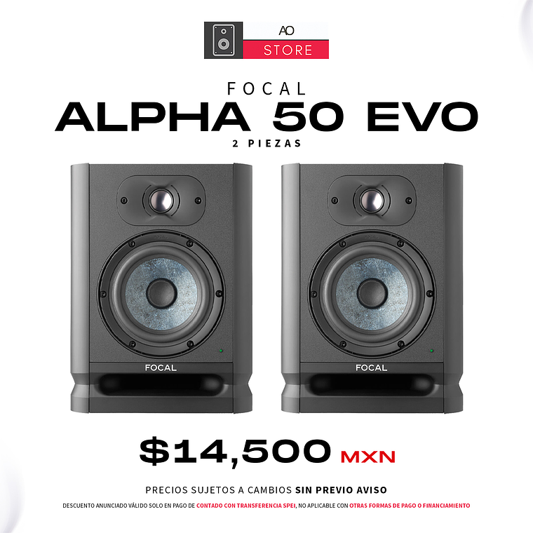 Focal Alpha 50 Evo Monitores de Estudio (2 Piezas) 1