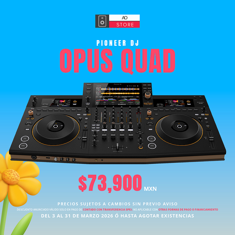 Pioneer DJ Opus Quad Reproductor Multimedia para DJ de 4 Canales 1