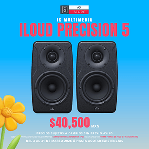 IK Multimedia iLoud Precision 5 Monitores de Estudio (2 Piezas)