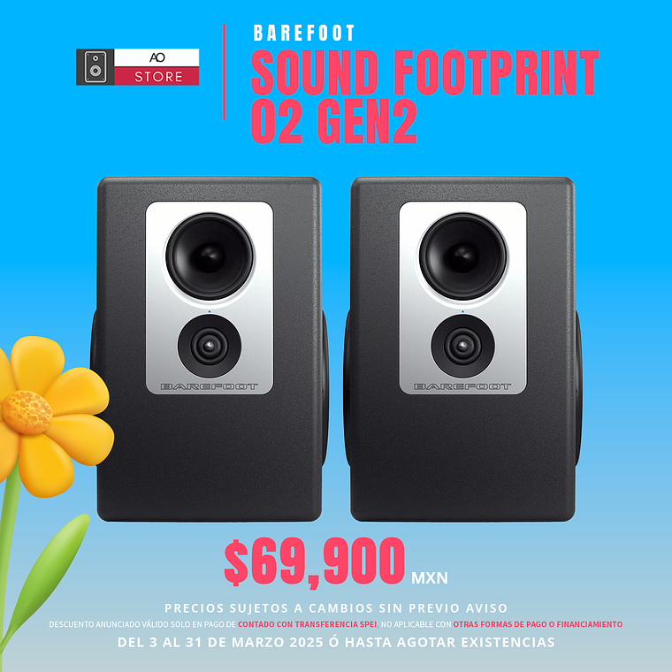 Barefoot Sound Footprint 02 Gen2 Monitores de Estudio (2 Piezas) 1