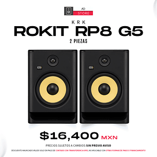 KRK Rokit RP8 G5 Monitores de Estudio (2 Piezas)