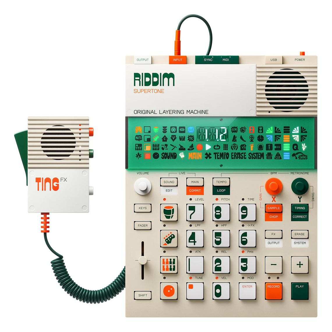 Teenage Engineering EP 40 Riddim + EP 2350 Ting FX Sampler, Secuenciador (Open Box) 5