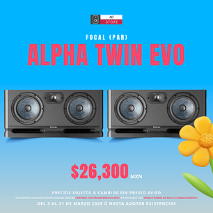 Focal Alpha Twin Evo Monitores de Estudio (2 Piezas)